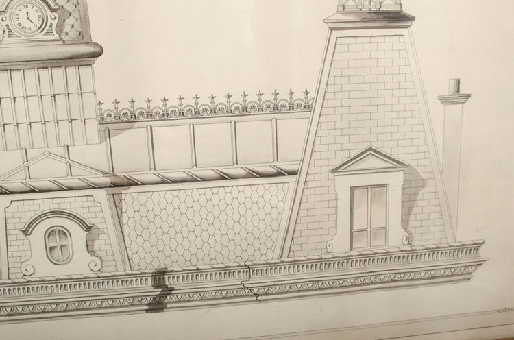 Picture of Drawing of Architectural Roof Model