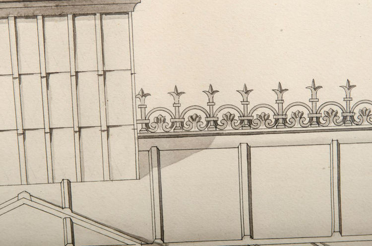 Picture of Drawing of Architectural Roof Model