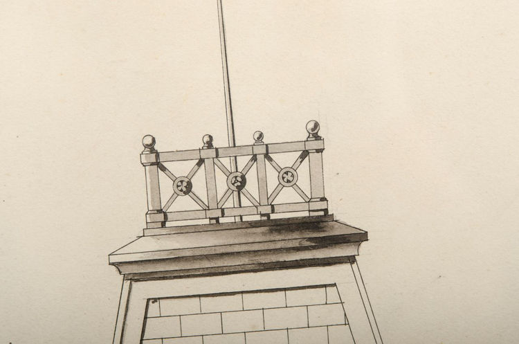 Picture of Drawing of Architectural Roof Model