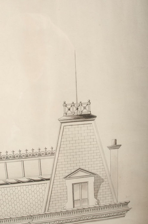 Picture of Drawing of Architectural Roof Model