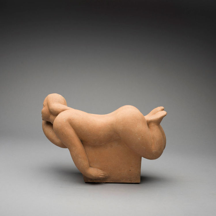 Picture of Bisque Fired Swimmer
