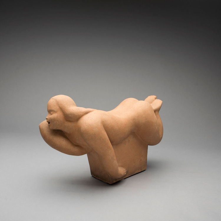 Picture of Bisque Fired Swimmer