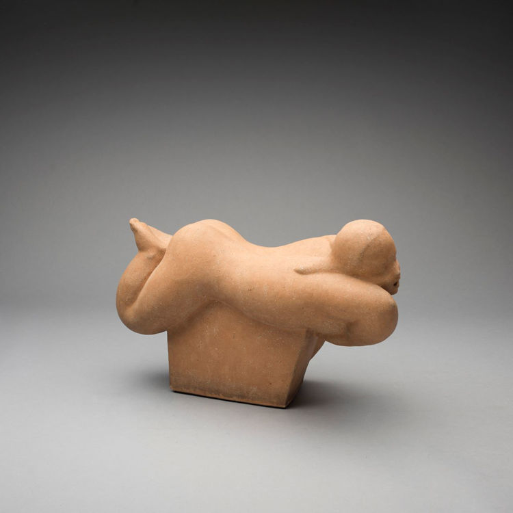 Picture of Bisque Fired Swimmer