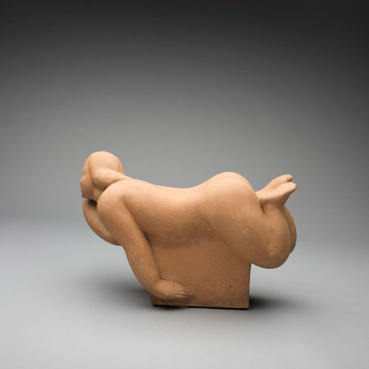 Picture of Bisque Fired Swimmer