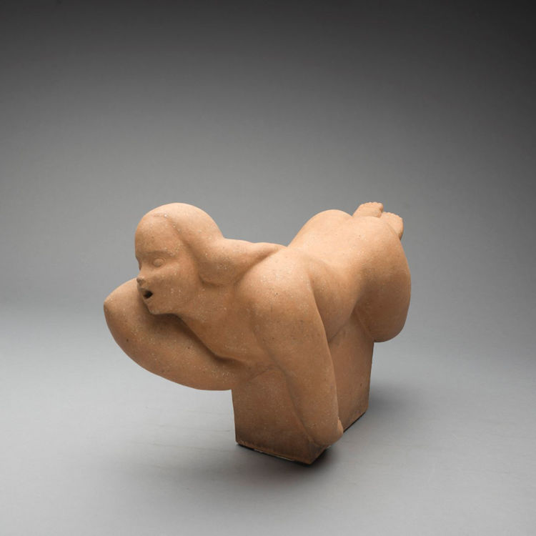 Picture of Bisque Fired Swimmer