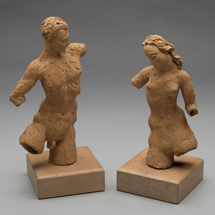 Picture of Two Nude busts - man and woman