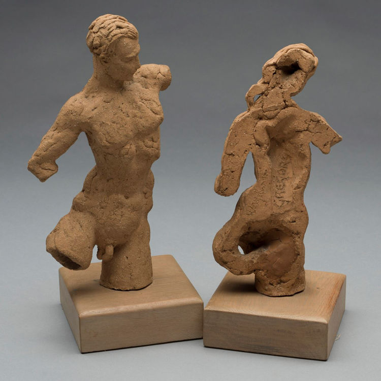 Picture of Two Nude busts - man and woman