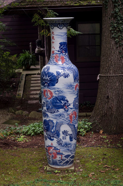 Picture of Massive Traditional Cobalt Vase