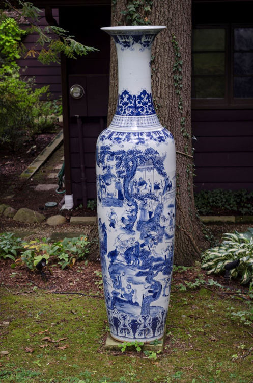 Picture of Massive Traditional Cobalt Vase