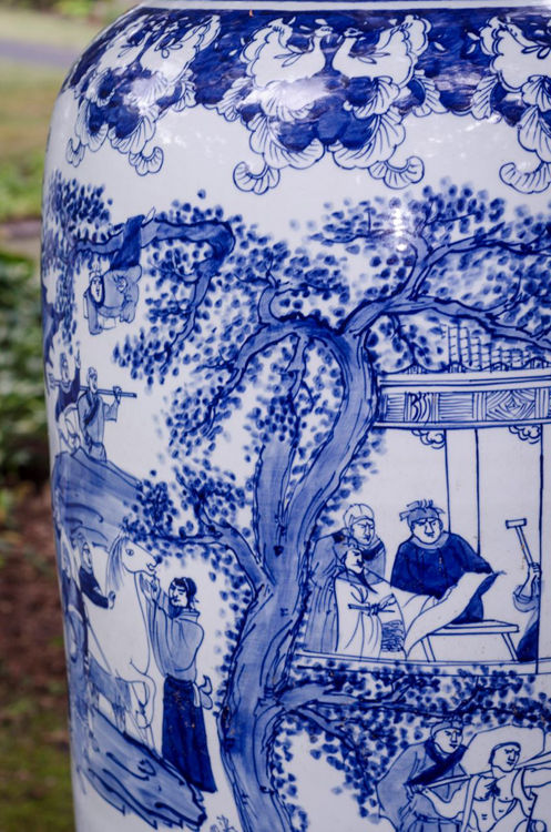 Picture of Massive Traditional Cobalt Vase