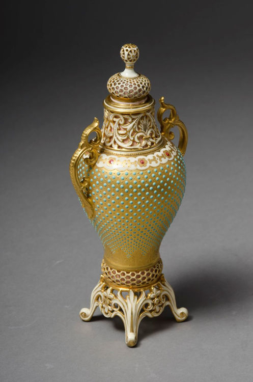 Picture of Jeweled Vase and Cover