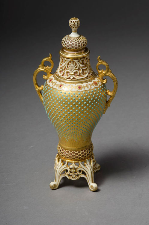 Picture of Jeweled Vase and Cover