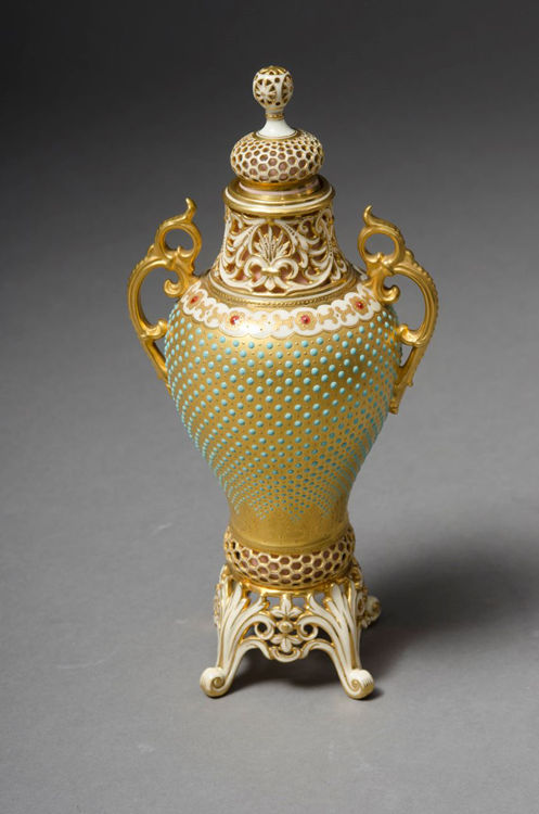 Picture of Jeweled Vase and Cover