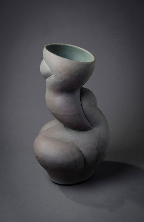 Picture of Abstract Vase in Verdigris
