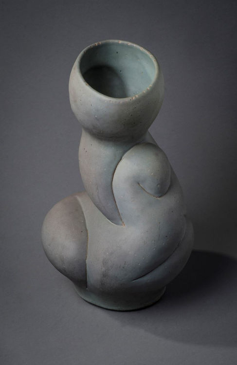 Picture of Abstract Vase in Verdigris