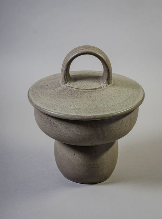 Picture of Footed Ceramic Jar