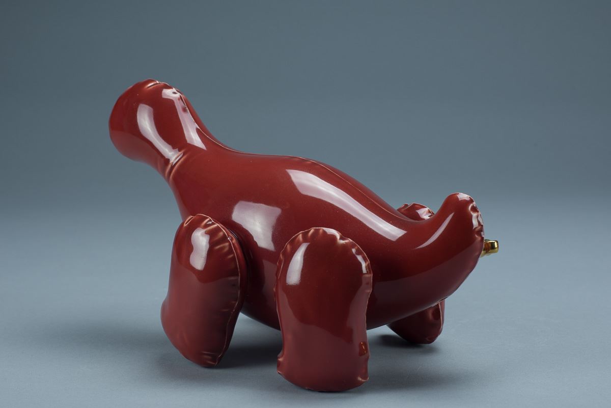 Small Brontosaurus Ruby Red | Hieronymus Objects