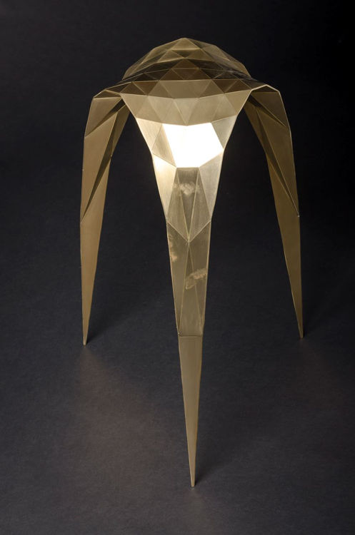 Picture of Brass Triangle Stool ET-B9