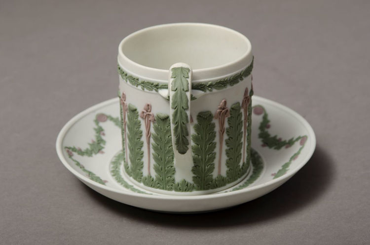 Picture of Coffee Can - Green Jasperware Dip