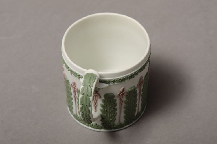 Picture of Coffee Can - Green Jasperware Dip