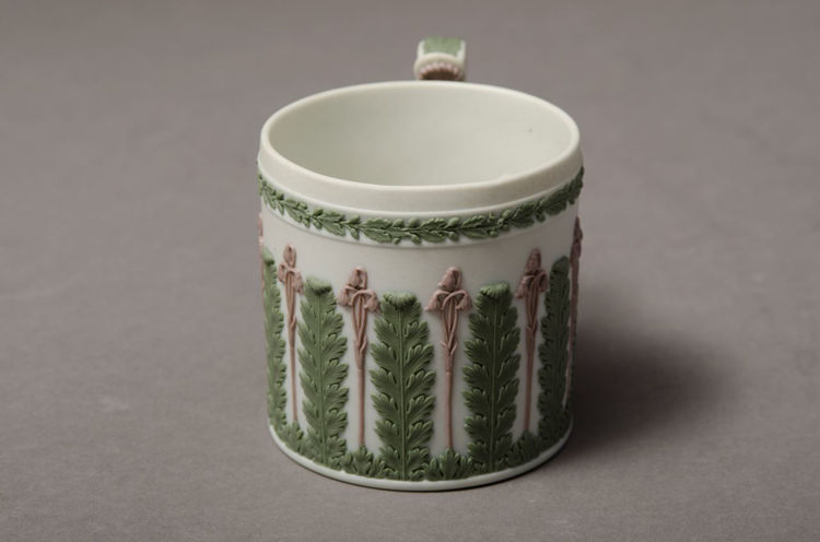 Picture of Coffee Can - Green Jasperware Dip
