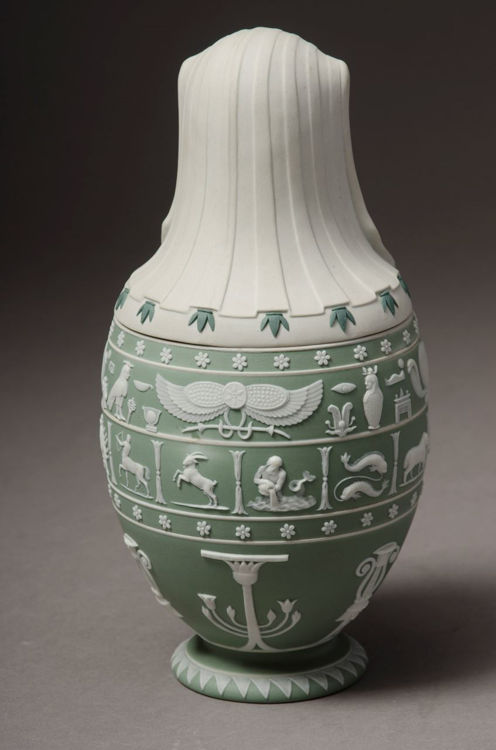 Picture of Canopic Jar - Green Jasperware Dip