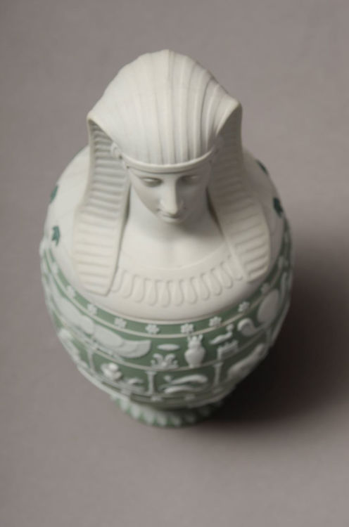 Picture of Canopic Jar - Green Jasperware Dip