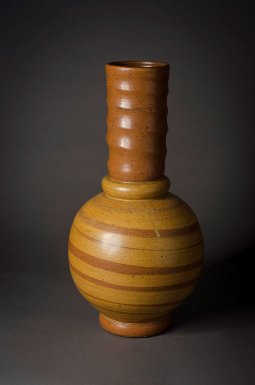 Picture of Large Glazed Thrown Stoneware Vessel