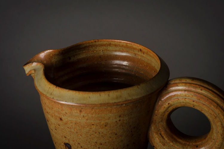 Picture of Glazed Thrown Stoneware Vessel