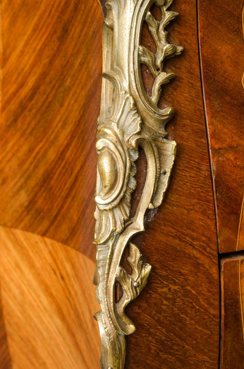 Picture of Gilt Bronze Mounted Marquetry Bombe