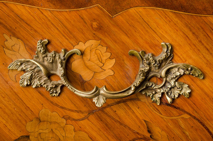 Picture of Gilt Bronze Mounted Marquetry Bombe