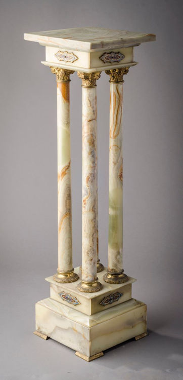 Picture of Green Onyx and Gilt-Bronze Pedestal