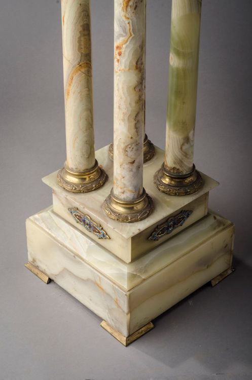 Picture of Green Onyx and Gilt-Bronze Pedestal