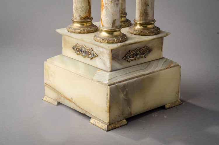 Picture of Green Onyx and Gilt-Bronze Pedestal