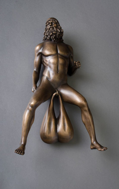 Picture of Hanging Testicles Door Knocker