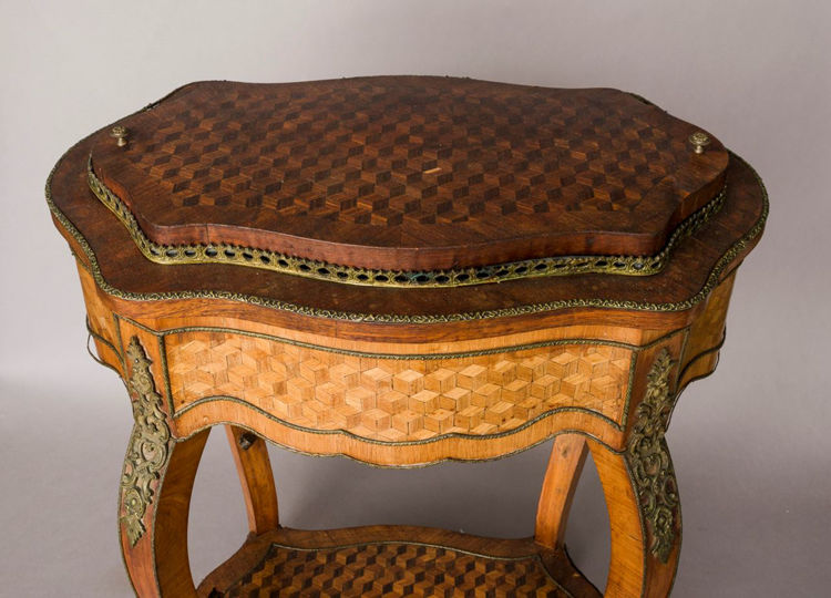 Picture of Louis XVI-style Parquetry Jardiniere