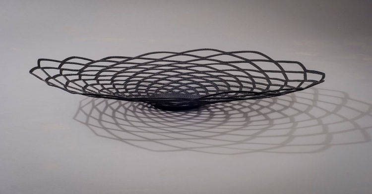 Picture of Black Telephone Wire Basket