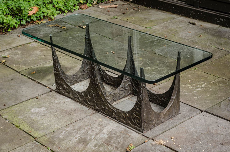 Picture of Bronze glass coffee table