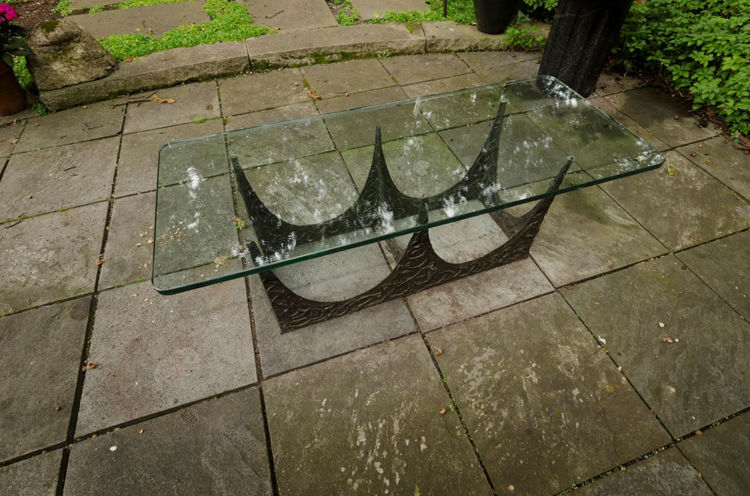 Picture of Bronze glass coffee table