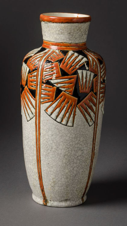 Picture of Belgium Enamel Glazed Vase