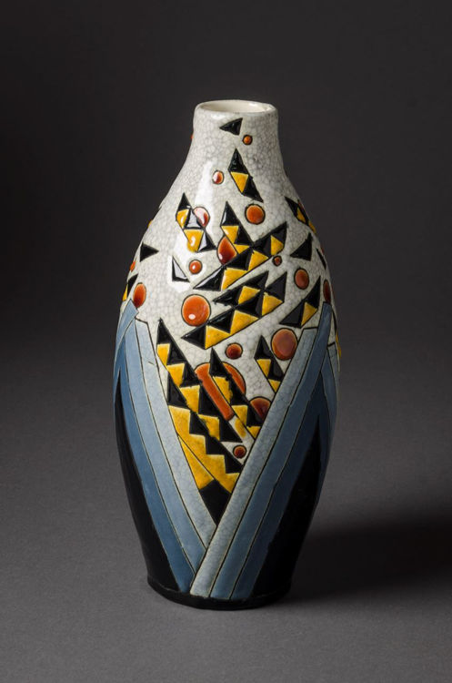 Picture of Belgium Enamel Glazed Vase