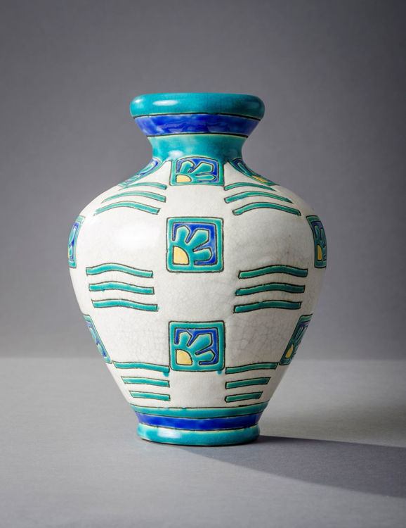 Picture of Crackled Enamel Vase
